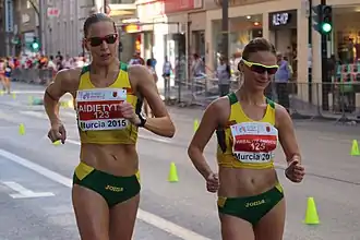 Platz 25 für Brigita Virbalytė-Dimšienė (rechts)