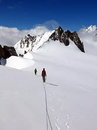 Aiguilles Marbrées von Norden