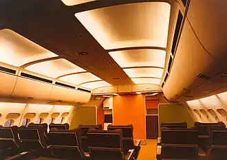 Airbus A 300 B: Finaler Entwurf Interior-Design