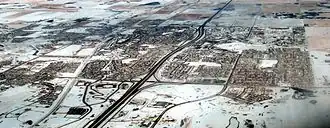 Luftaufnahme von Airdrie