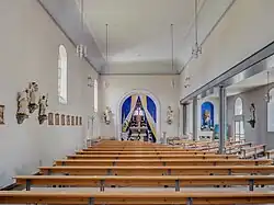 Der Innenraum der Pfarrkirche