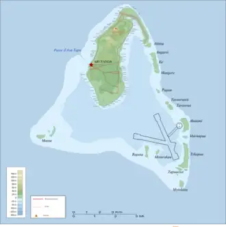 Karte des Atolls