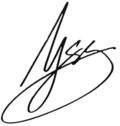 Unterschrift von AJ Styles