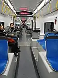 Fahrgastraum eines İzmiter Wagens