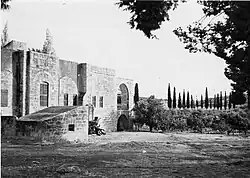 Oktober 1948: das arabisch-palästinensische Dorf Al-Burayj auf dem Gelände der heutigen Basis