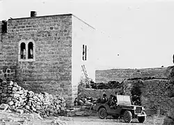 Oktober 1948: Foto des Dorfes Al-Burayj nach der Einnahme durch israelische Soldaten