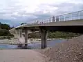 Rheinbrücke von französischer Seite aus gesehen Richtung deutsche Seite