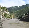 Flussabschnitt der Alaknanda