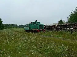 ТУ4-1800 mit Personalzug