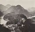 Joseph Albert: Hohenschwangau mit Alpsee, 1857