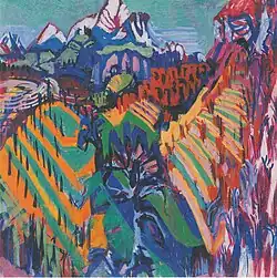 Albert Müller: Rebberge im Tessin, 1925