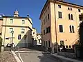 Ortseinfahrt von Albisano