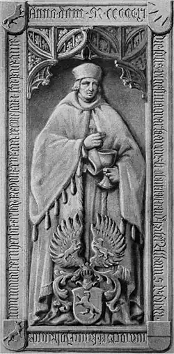 Epitaph von Albrecht von Bibra, 1882