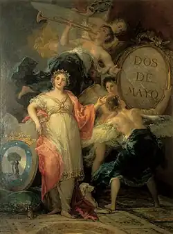 Allegorie der Stadt Madrid von Goya