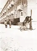 1911 in einer Blériot XI am Lido von Venedig