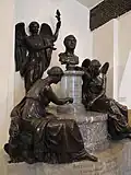 Grabmonument Alexander Andrejewitsch Besborodkos (1803, Architekt Nikolai Alexandrowitsch Lwow) in der Verkündigungskirche im Alexander-Newski-Kloster[1]