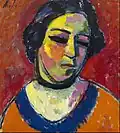 Alexej von Jawlensky: Weiblicher Kopf, 1910