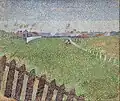 Alfred William Finch: The Wellington Racecourse in Drizzle, Ostende (1888). Ateneum, Helsinki