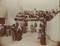 Alice Hamilton in der Anatomie-Klasse, um 1893
