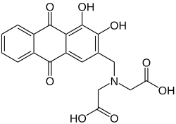 Strukturformel von Alizarinkomplexon