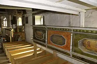 Malerei der ersten Empore