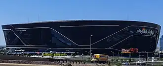 Stadionbau im Mai 2021