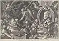 Allegorisches Porträt von Bartholomäus Spranger und seiner Frau