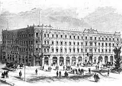 ADCA-Hauptverwaltung, Ecke Richard-Wagner-Straße (1874)