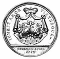 Allianzwappen Löwenstein-Wertheim-Rochefort und Stipplin (1770)