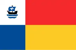 Flagge der Gemeinde Almere