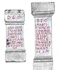 Altäre des Mithras, des Mars Thincsus und der Alaisiagae aus Housesteads