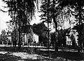 Notkirche und Pfarrhaus um 1925