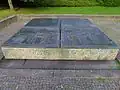 Alt-Saarbrücken, Denkmal für das Dragoner-Regiment Generalfeldmarschall Prinz Leopold von Bayern (Westfälisches) Nr. 7, Peter Paul Seeberger, 1962