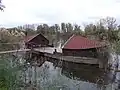 Holzschiff im Freizeitpark