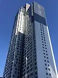 Der Wohnturm im Oktober 2022