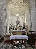 Altarraum in der Kirche des Klosters