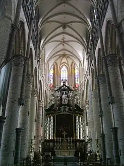 Hauptschiff von St. Niklas in Gent