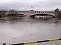 Schiffsdurchfahrt von Süden, im Hintergrund ist auch die neue Fahrt zu sehen.