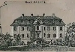 Der Schlaunbau von der Hofseite
