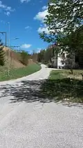 Anstieg der Alten Reichsstraße zum Semmering-Pass (Stmk.)
