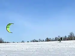Snowkiting in Altenhof