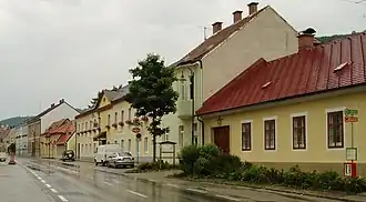 Häuserzeile im Zentrum von Altenmarkt