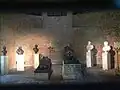 Blick in das Lapidarium auf dem Alten Südlichen Friedhof in München