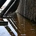 Unteres Auffangbecken für die konzentriertere Sole