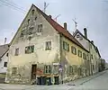 Denkmalgeschütztes Gebäude in der Sandizellergasse 9