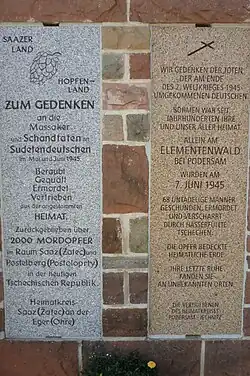 Gedenktafeln