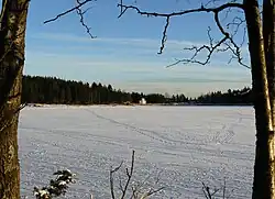 Alnsjøen im Winter