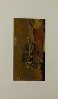 Am Abend, Öl auf Holz, 1960