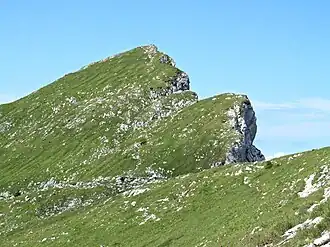 Gipfelaufbau