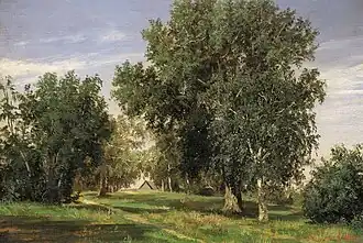 Waldlichtung (russisch Лесная поляна, 1869) Staatliche Tretjakow-Galerie, Moskau